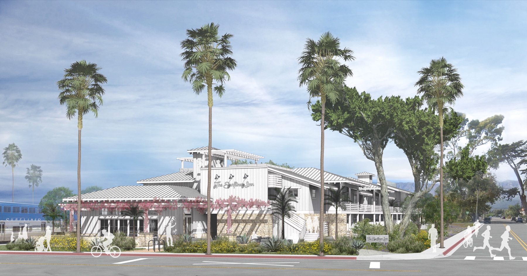 Conceptual rendering of The Surfliner project in Carpinteria